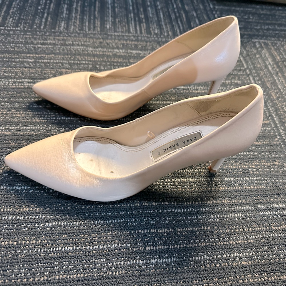 Zara 7.5 nude heel